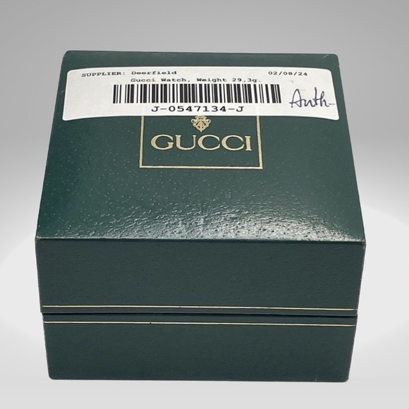 Vintage Authentic Gucci Gold plated six Colors Watch Change Bezel - Picture 6 of 14